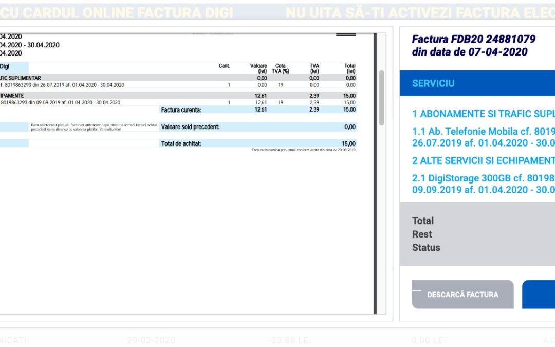 Ce te sfatuiesc sa faci cu factura la telefonia mobila, internet si televiziune, in caz ca ai probleme financiare
